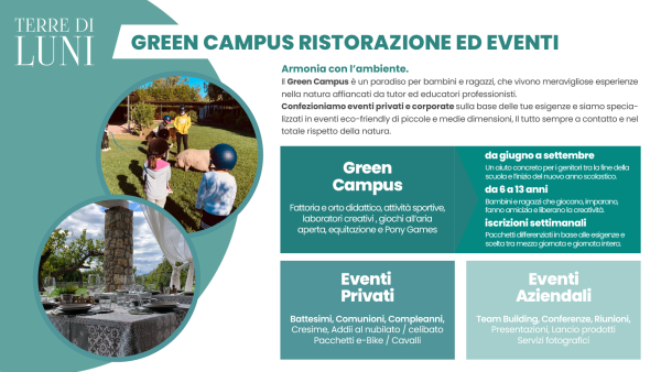 Green Campus ristorazione ed eventi - Terre di Luni